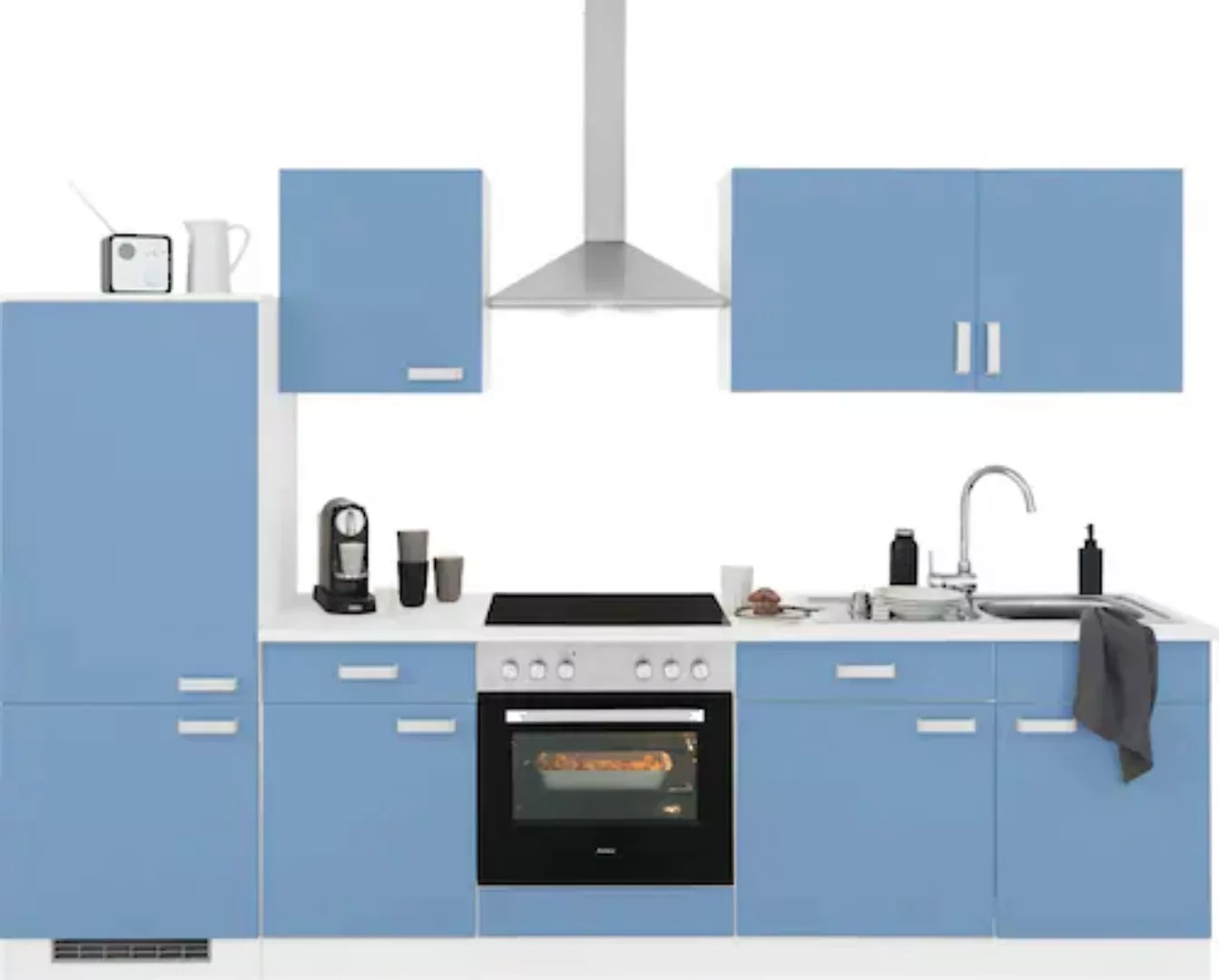 wiho Küchen Küchenzeile »Husum«, ohne E-Geräte, Breite 280 cm günstig online kaufen