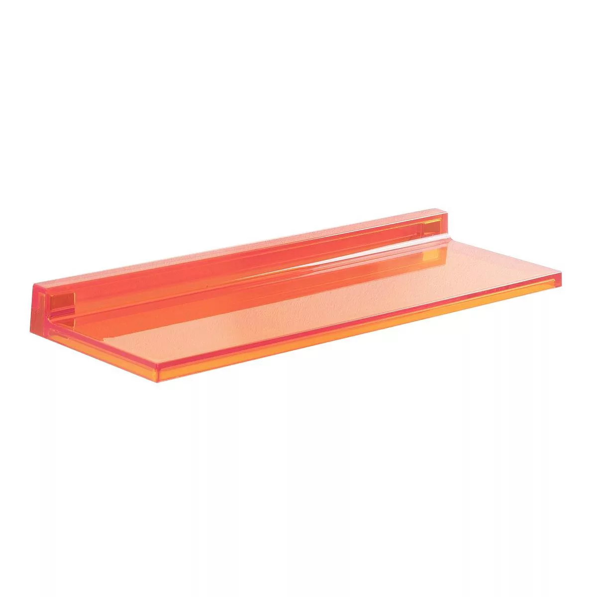 Regal Shelfish plastikmaterial orange / L 45 cm - Kartell - Orange günstig online kaufen