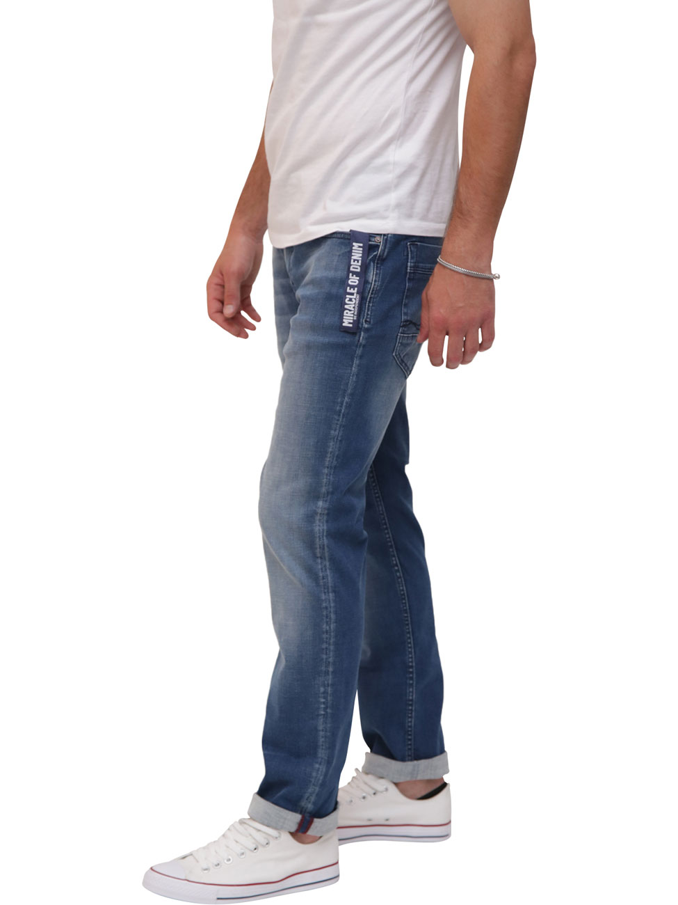M.O.D. Herren Jeans Thomas - Comfort Fit - Blau - Denison Blue günstig online kaufen