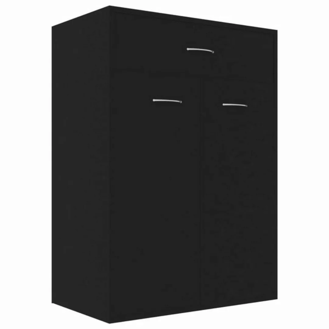 Schuhschrank Schwarz 60×35×84 Cm Spanplatte günstig online kaufen