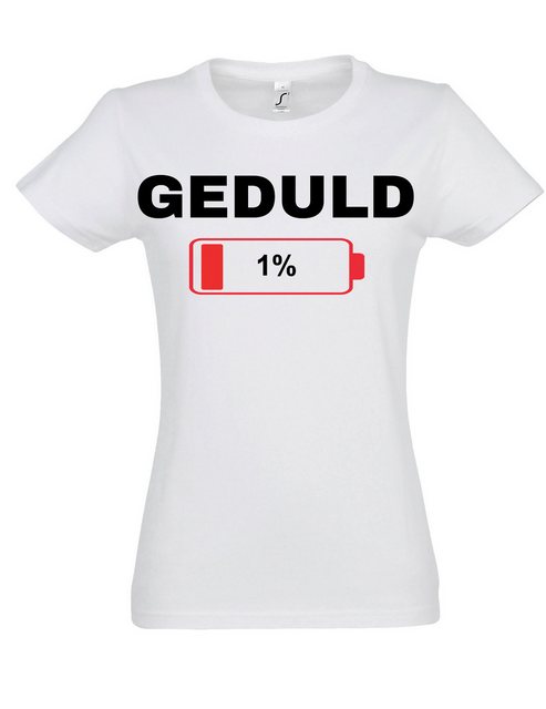 Youth Designz Print-Shirt Geduld Motive Damen T-Shirt Fun Geschenk mit lust günstig online kaufen