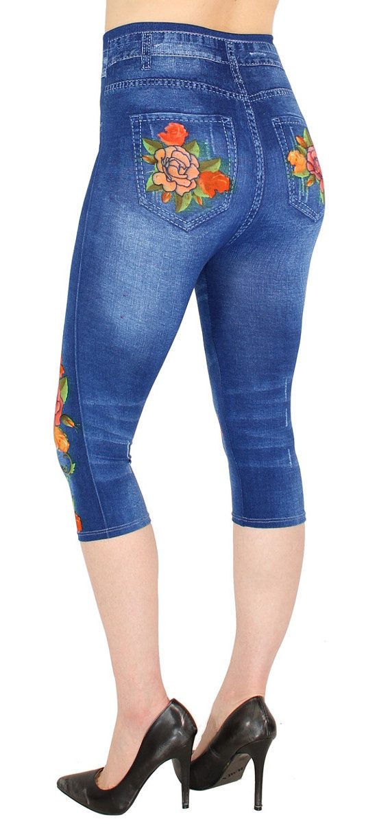 dy_mode 3/4-Leggings Capri Jeggings Damen 3/4 günstig online kaufen
