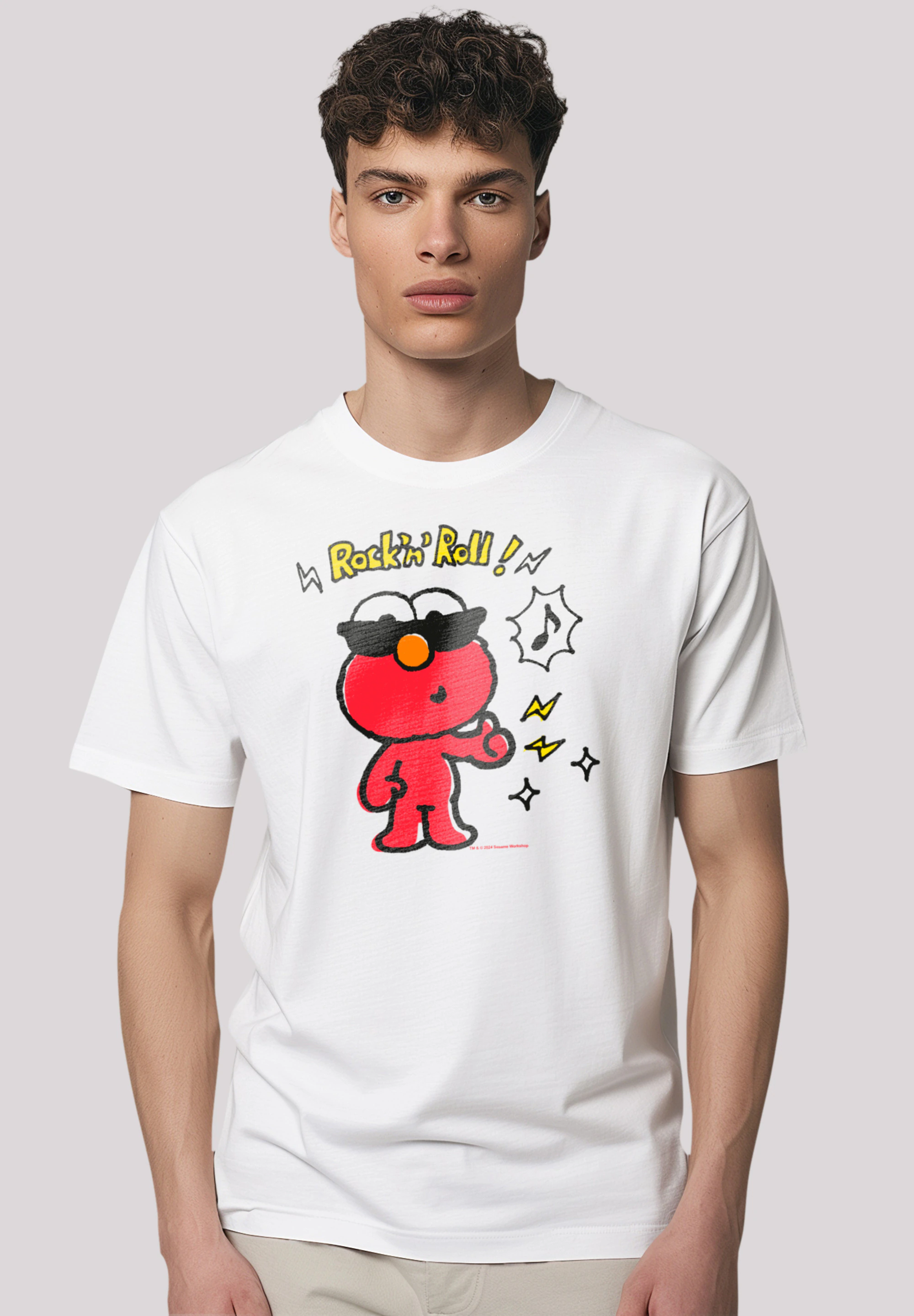 F4NT4STIC T-Shirt "Sesamstraße Elmo´s Rock´n Roll", Premium Qualität günstig online kaufen