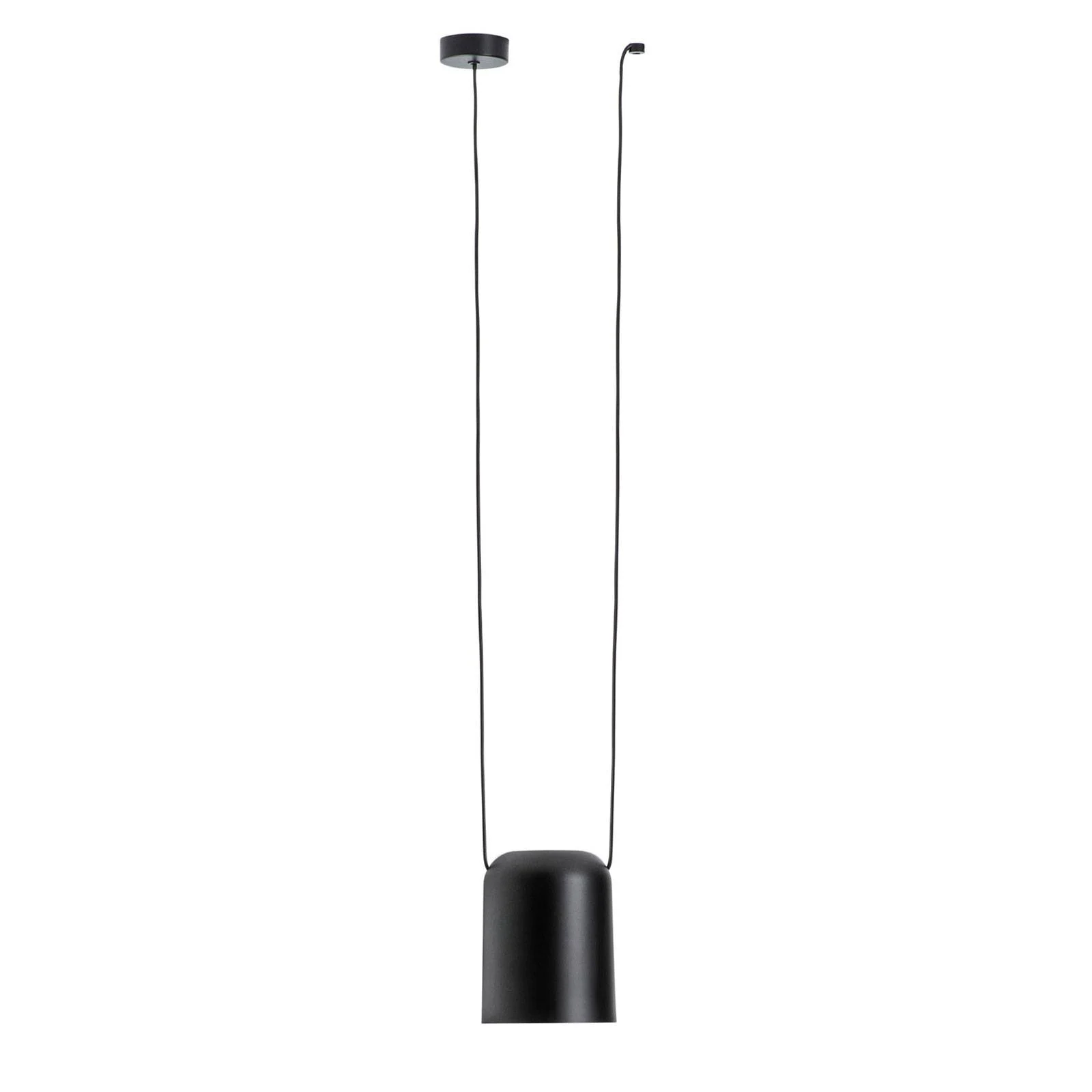 LEDS-C4 Attic Pendellampe Zylinder Ø 15cm schwarz günstig online kaufen