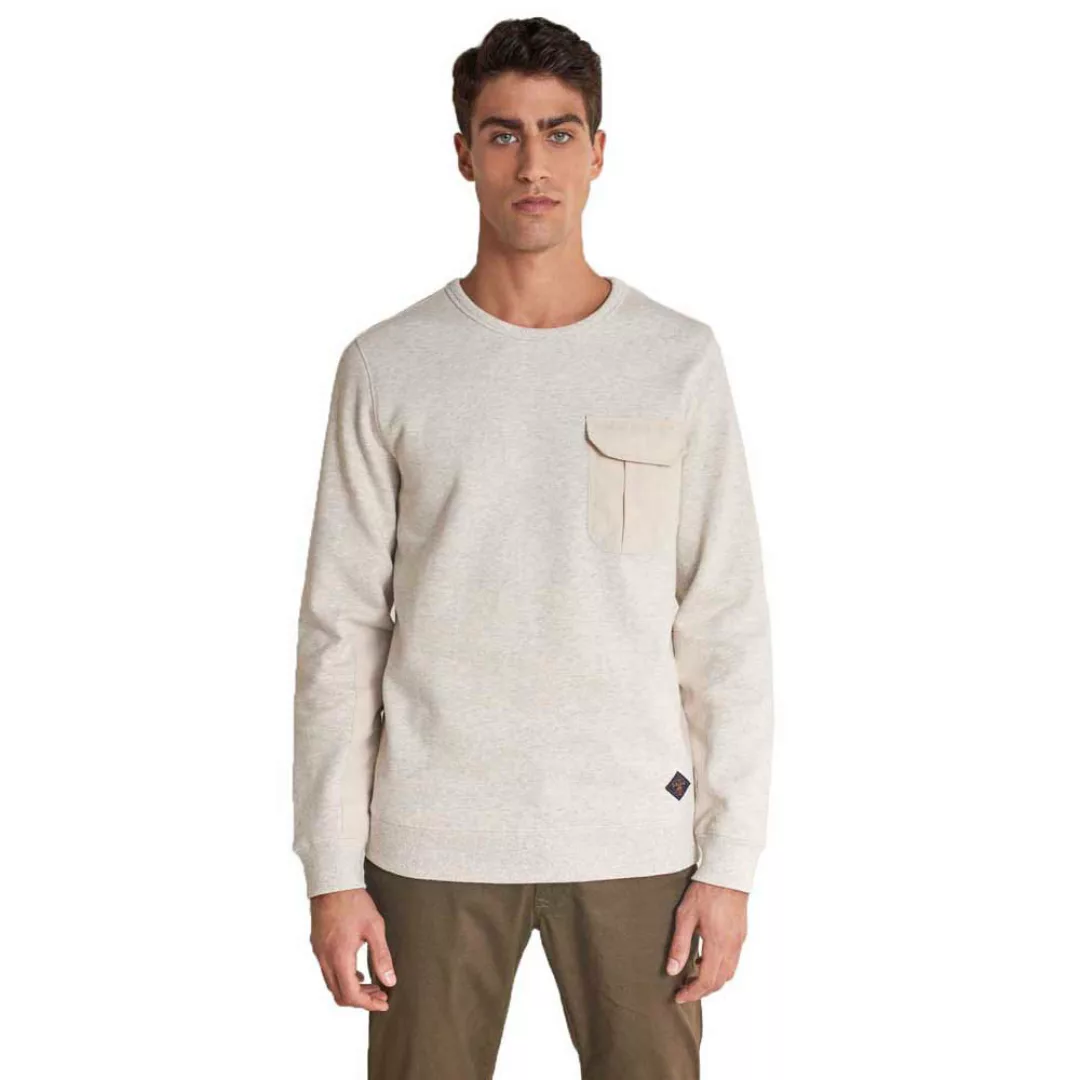Salsa Jeans Front Pocket Sweatshirt XL White günstig online kaufen
