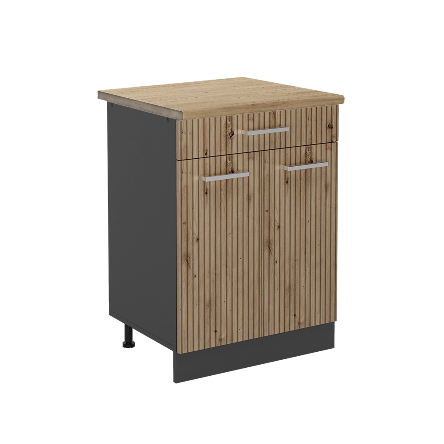 Vicco Unterschrank R-Line, Artisan-Eiche/Anthrazit, 80 cm, günstig online kaufen