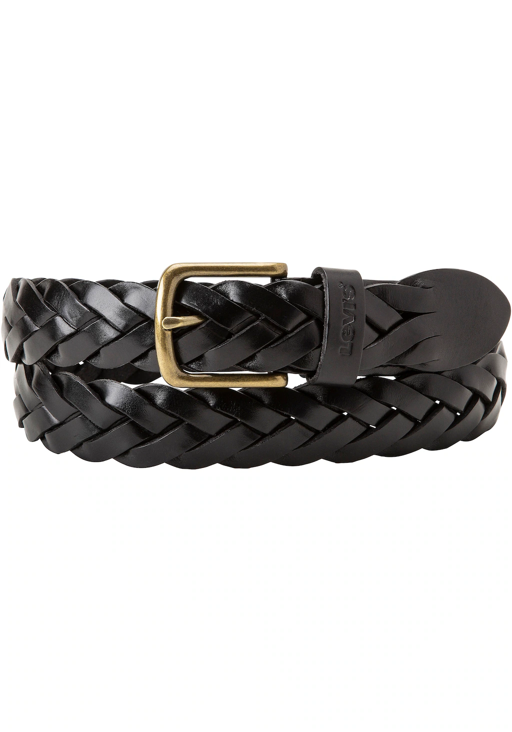 Levis Ledergürtel "LEATHER BRAID", Unisex günstig online kaufen