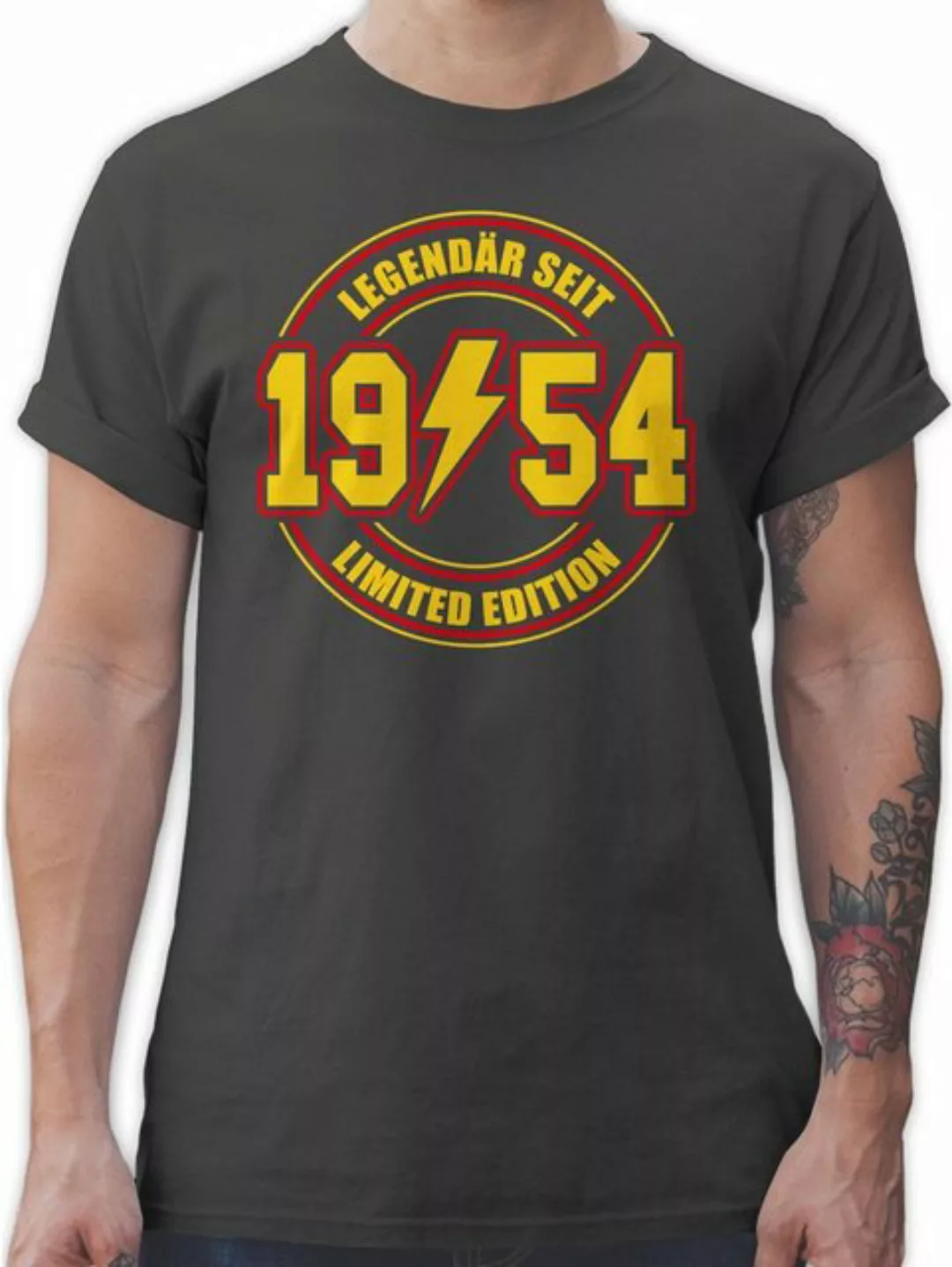 Shirtracer T-Shirt Legendär seit 1954 Limited Edition 70. Geburtstag günstig online kaufen