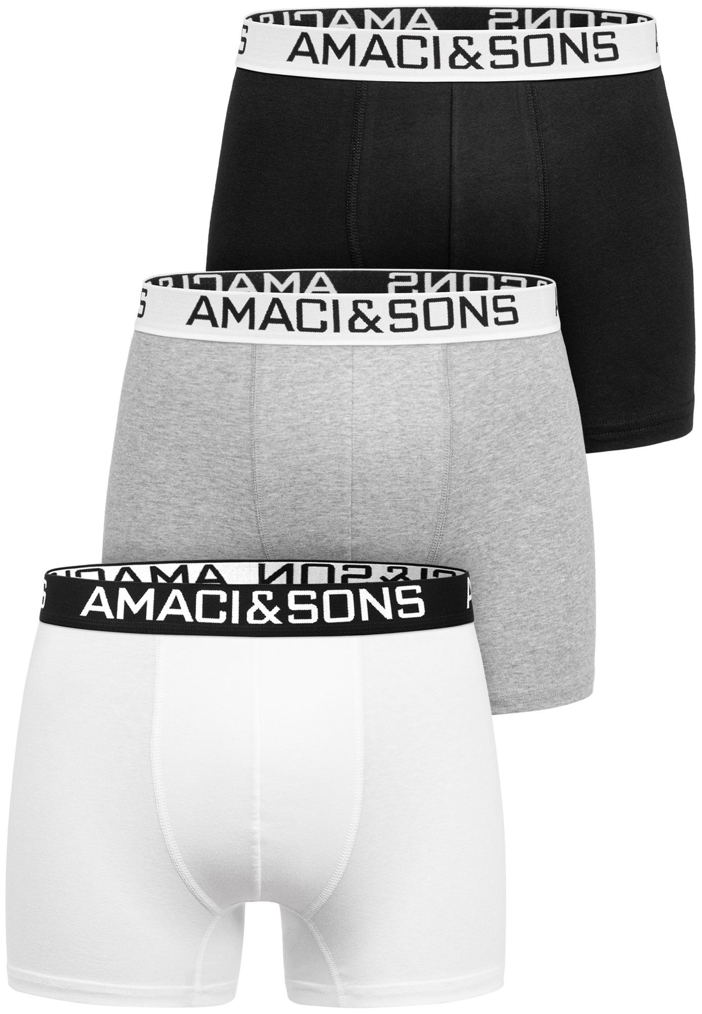 Amaci&Sons Boxershorts DUSTIN 3er Pack Boxershorts günstig online kaufen