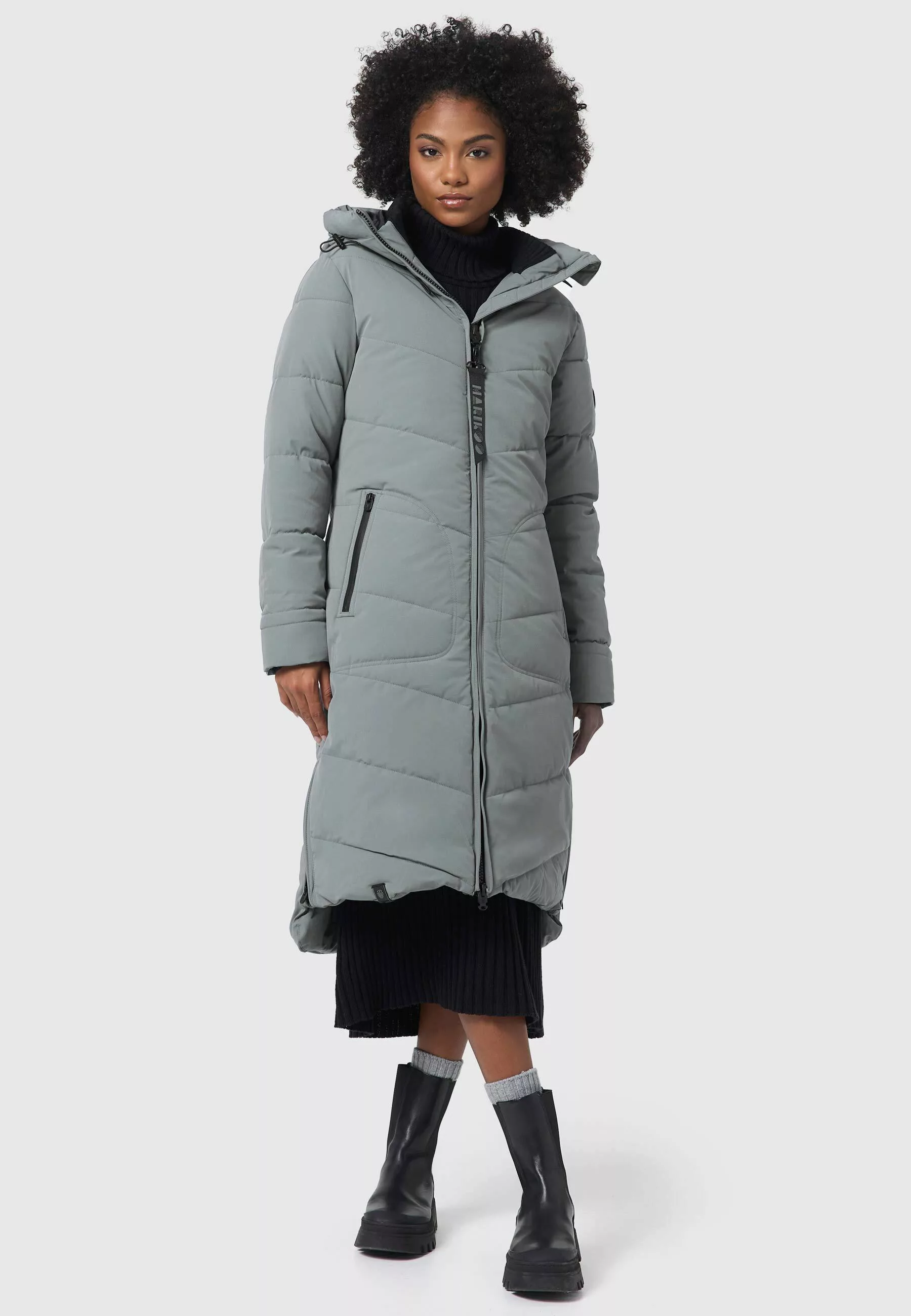 Marikoo Winterjacke "Benikoo", langer Winter Mantel gesteppt günstig online kaufen