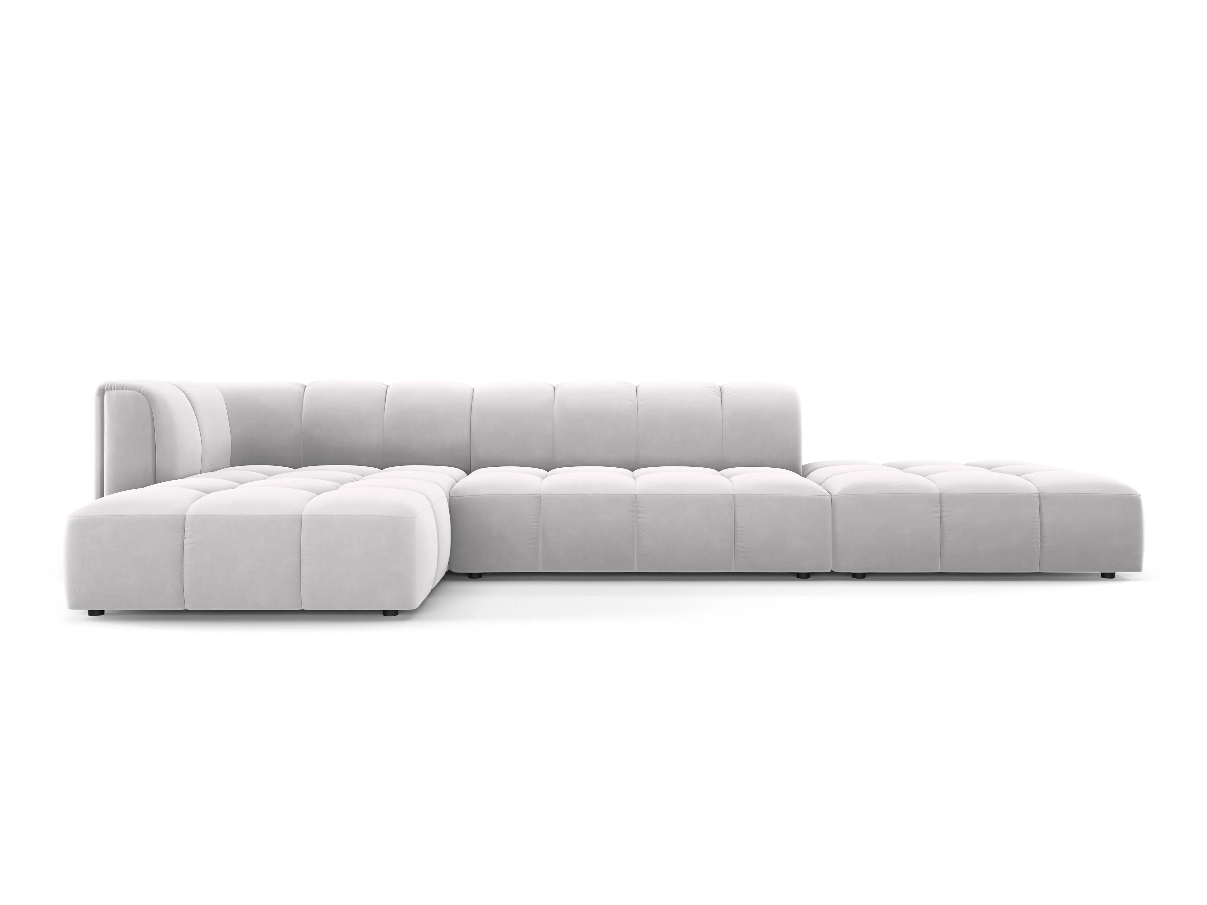 Milo Casa | Ecksofa Francesca Samt links 5-Sitzer günstig online kaufen
