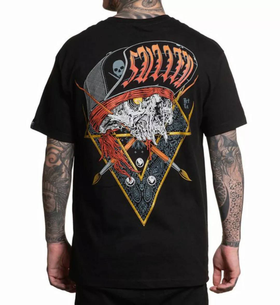 Sullen Clothing T-Shirt Thrash Badge Schwarz günstig online kaufen