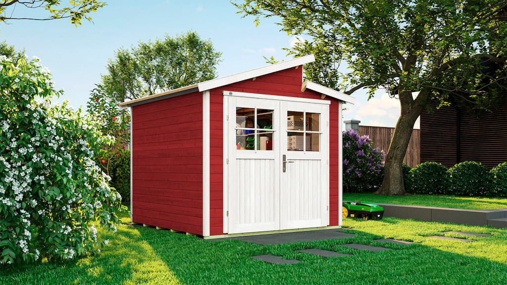 Weka Holz-Gartenhaus 226 Gr. 2 Schwedenrot 5,6 m² günstig online kaufen