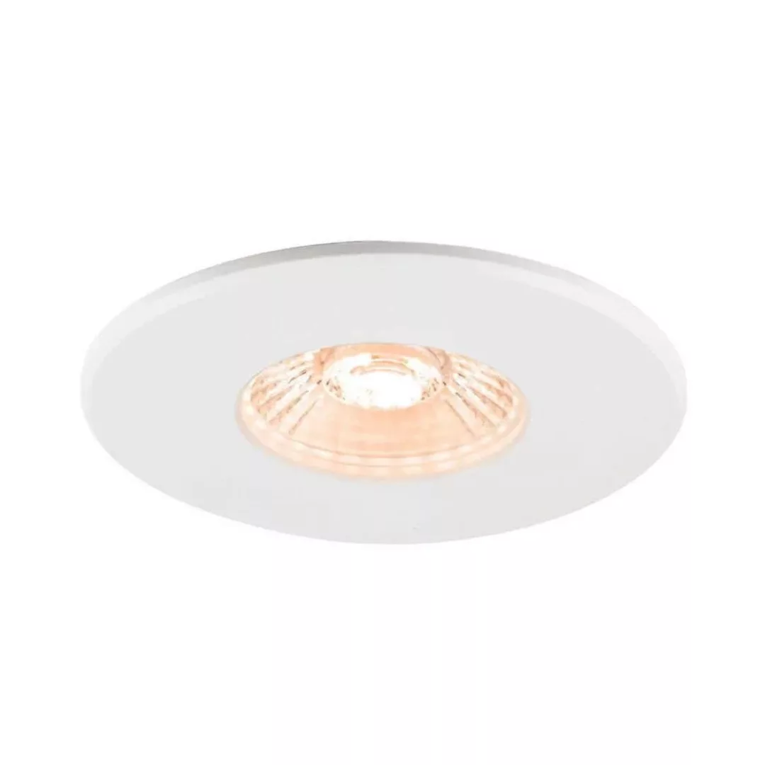 LED Einbauleuchte Universal Downlight in Weiß 8W 680lm mit Abdeckung günstig online kaufen