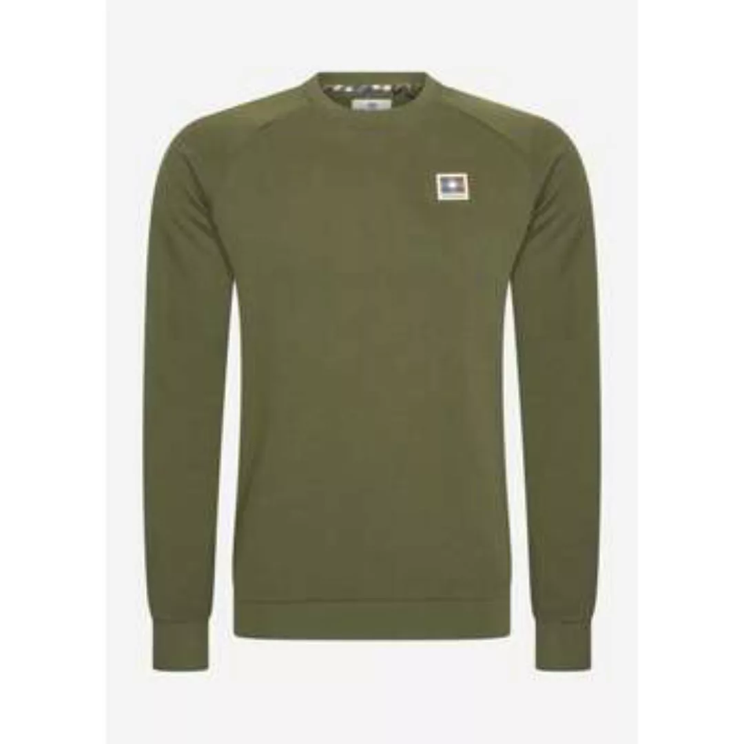 Aquascutum  Pullover Active patch crewneck - army green günstig online kaufen