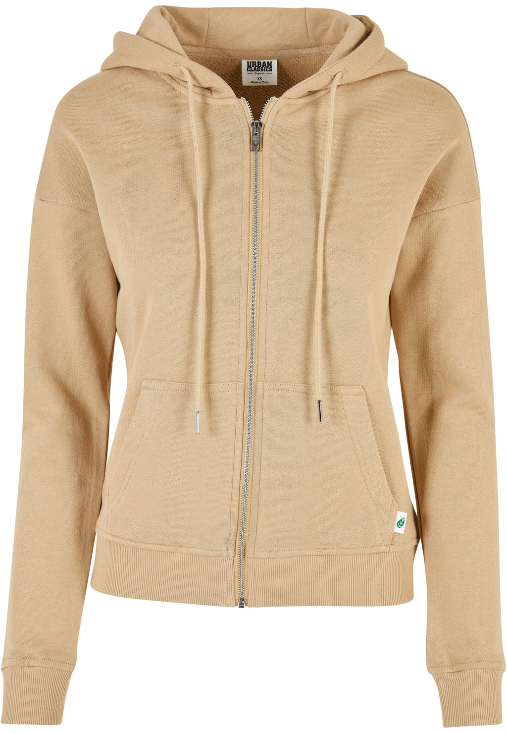 URBAN CLASSICS Sweatjacke "Urban Classics Damen Ladies Organic Terry Zip Ho günstig online kaufen