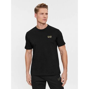 Emporio Armani EA7  T-Shirts & Poloshirts 8NPT18 PJ02Z-0208 BLACK günstig online kaufen