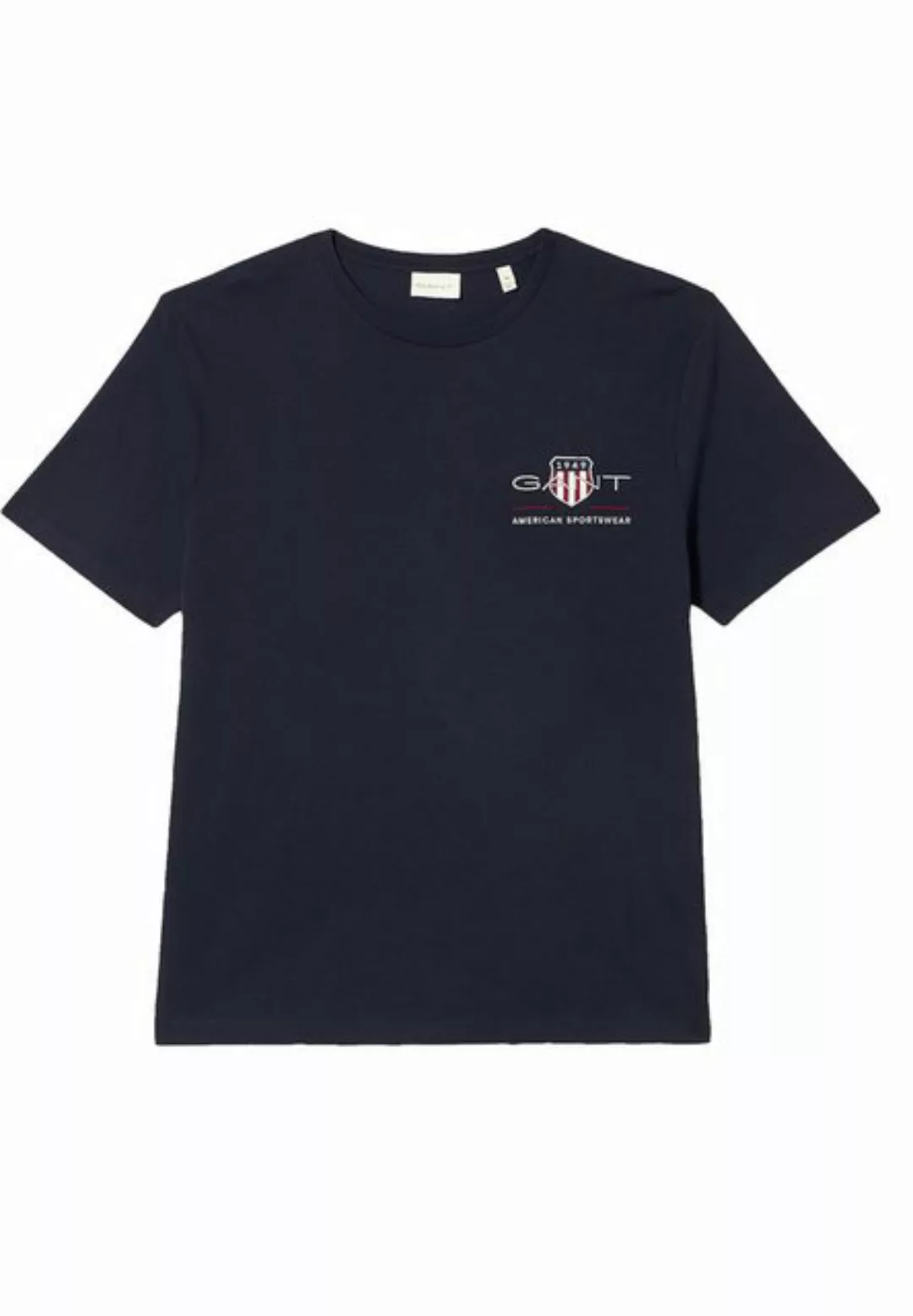 Gant T-Shirt "REG ARCHIVE SHIELD EMB SS T-SHIRT", von dem Archiv aus den 19 günstig online kaufen