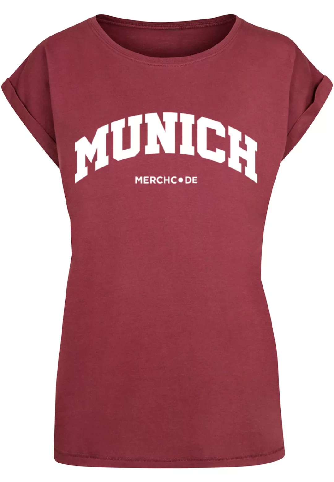 Merchcode T-Shirt "Merchcode Damen Ladies Munich Wording - T-Shirt" günstig online kaufen