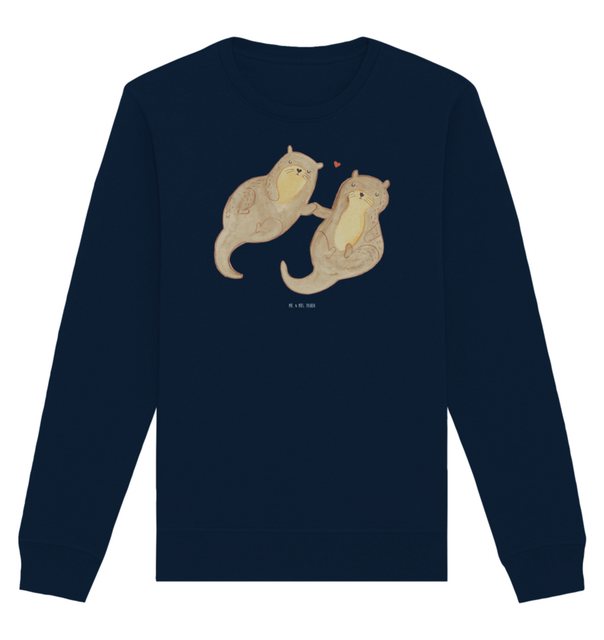 Mr. & Mrs. Panda Longpullover Größe S Otter Hände halten - French Navy - Ge günstig online kaufen