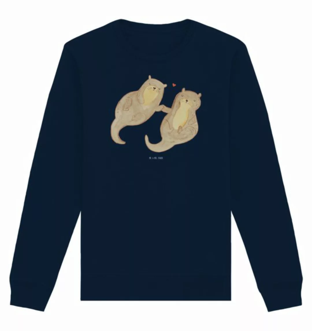 Mr. & Mrs. Panda Longpullover Größe M Otter Hände halten - French Navy - Ge günstig online kaufen