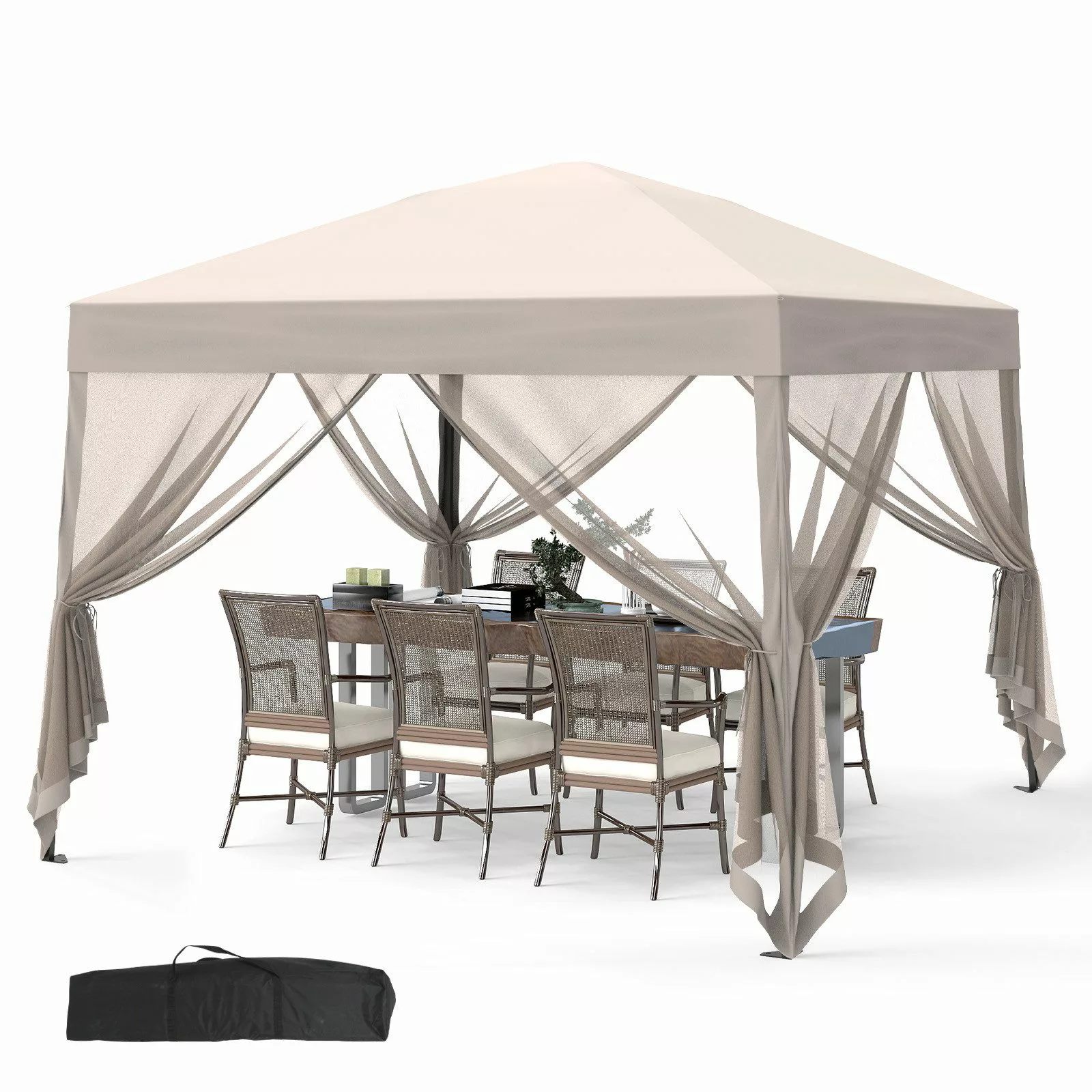 Puluomis Faltpavillon Gartenpavillon Pavillon Faltbar Pop günstig online kaufen