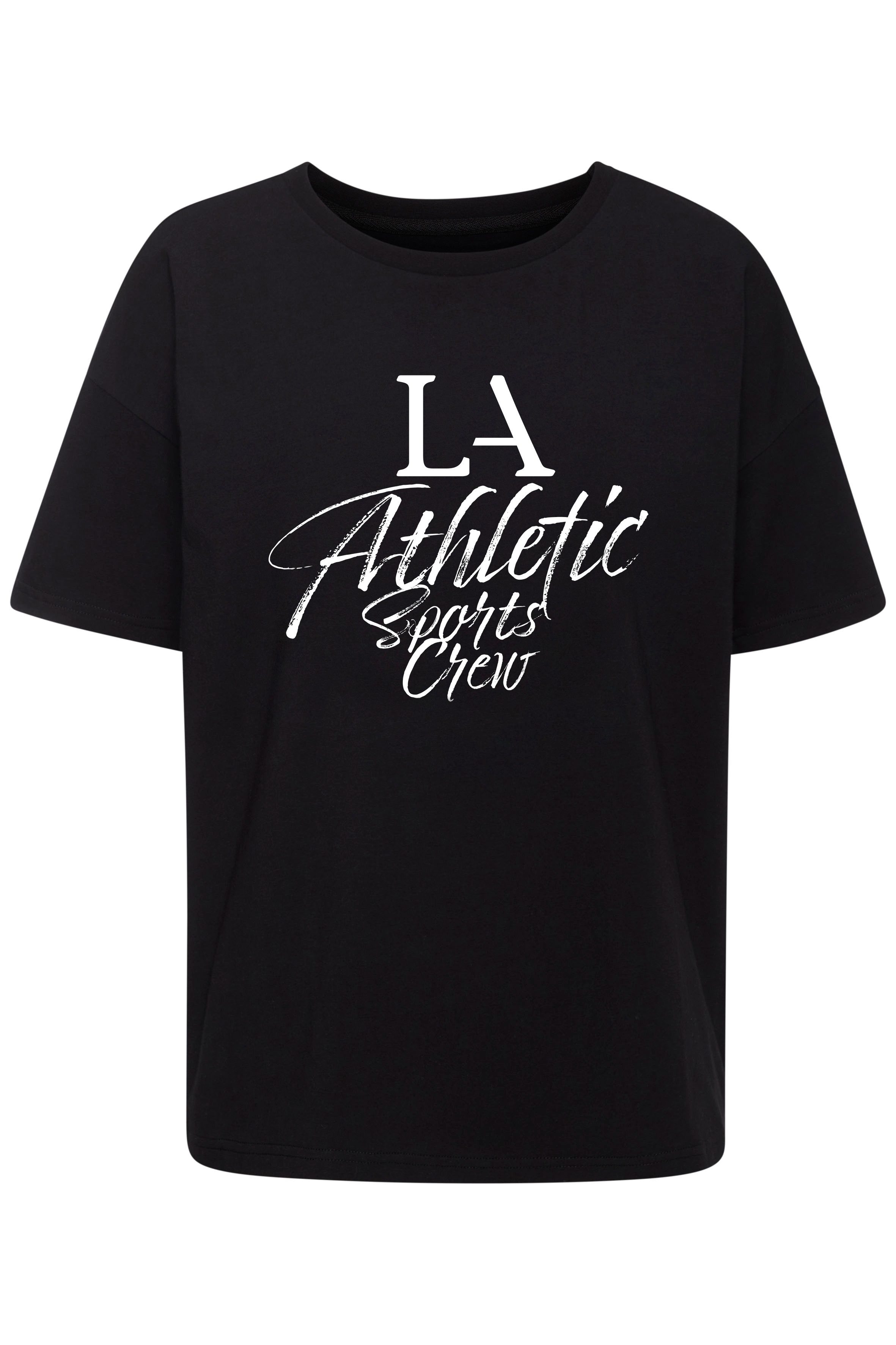 LASCANA ACTIVE T-Shirt, im Oversize-Schnitt mit sportlichem Schriftzug günstig online kaufen