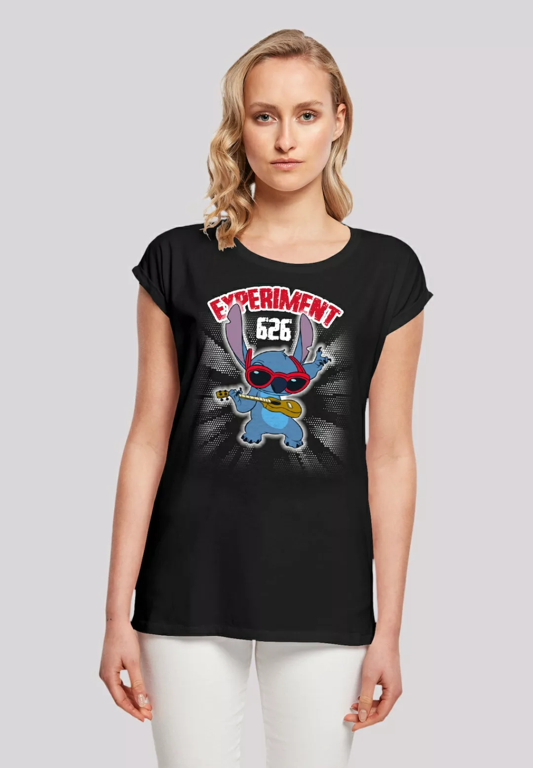 F4NT4STIC T-Shirt "Disney Lilo & Stitch Rockstar" günstig online kaufen