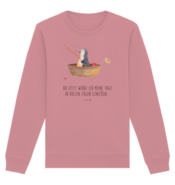 Mr. & Mrs. Panda Longpullover Größe XXL Pinguin Angelboot - Canyon Pink - G günstig online kaufen