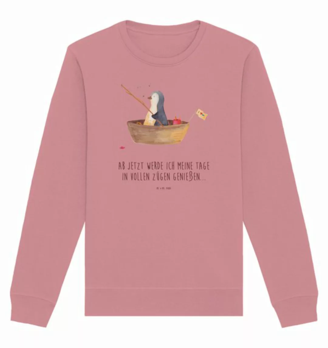 Mr. & Mrs. Panda Longpullover Größe XXL Pinguin Angelboot - Canyon Pink - G günstig online kaufen