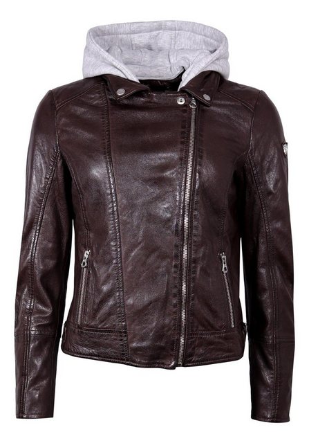 Gipsy Lederjacke »GWEla OT LACUV« 2-in-1-Bikerjacke mit abnehmbarer Jersey- günstig online kaufen