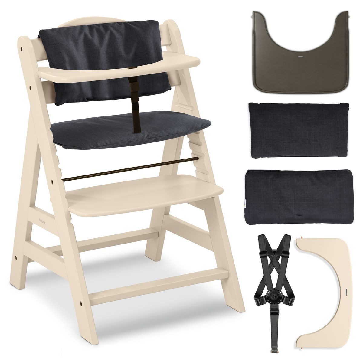 Hauck Hochstuhl Alpha Plus Vanilla - günstig online kaufen