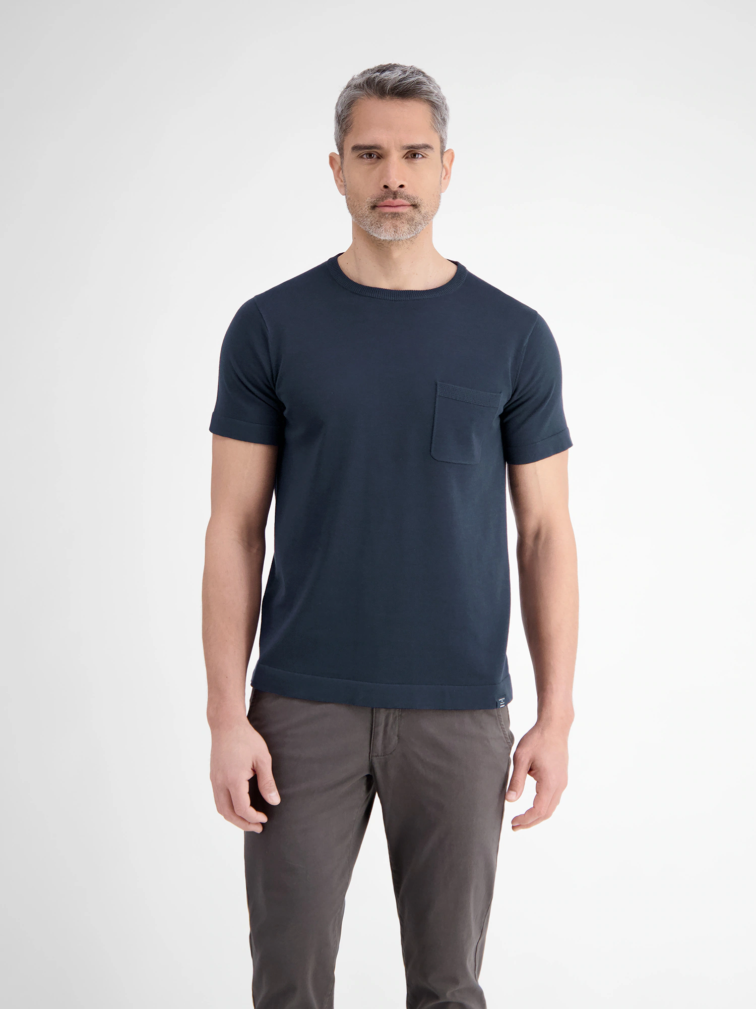 LERROS T-Shirt "LERROS Strick-T-Shirt mit Brusttasche" günstig online kaufen