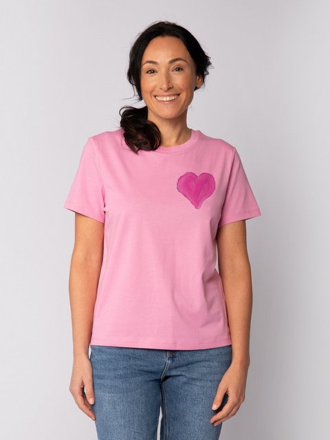 wat? Apparel T-Shirt Pink Heart günstig online kaufen