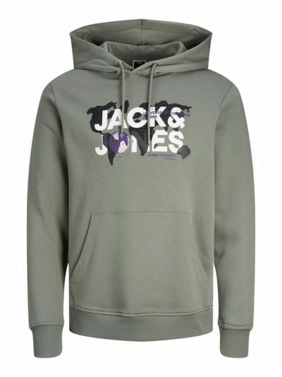 Jack & Jones Herren Kapuzenpullover Hoodie JCODUST - Regular Fit günstig online kaufen