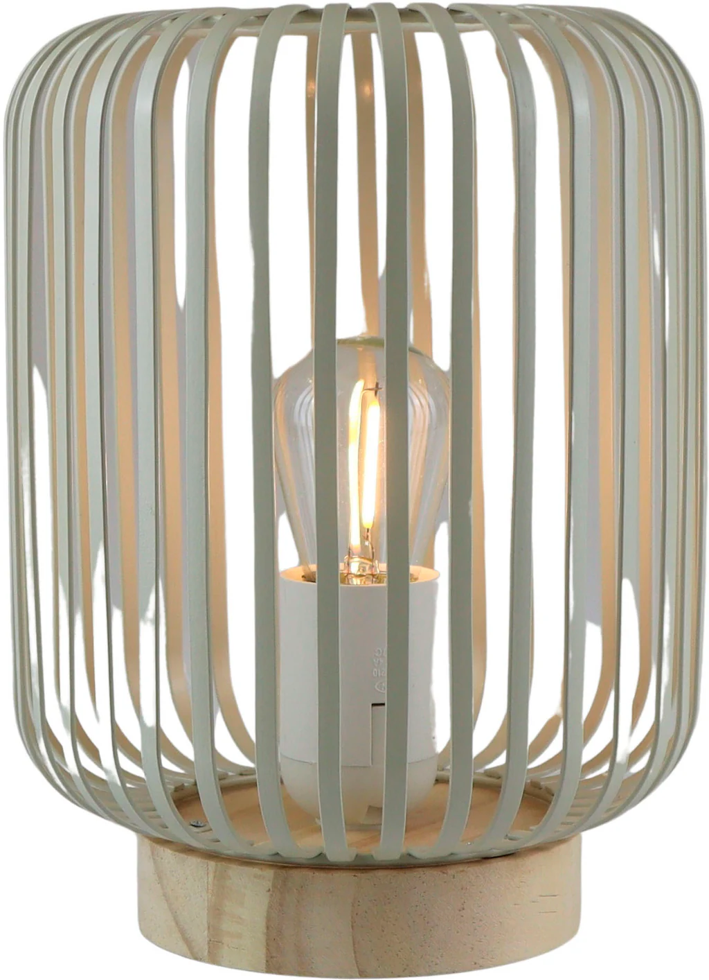 AM Design LED Dekolicht "LED Laterne natur, mit Timer", 1 flammig, Batterie günstig online kaufen
