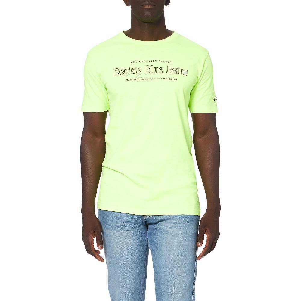 Replay M3490.000.22662g T-shirt 2XL Yellow Fluo günstig online kaufen