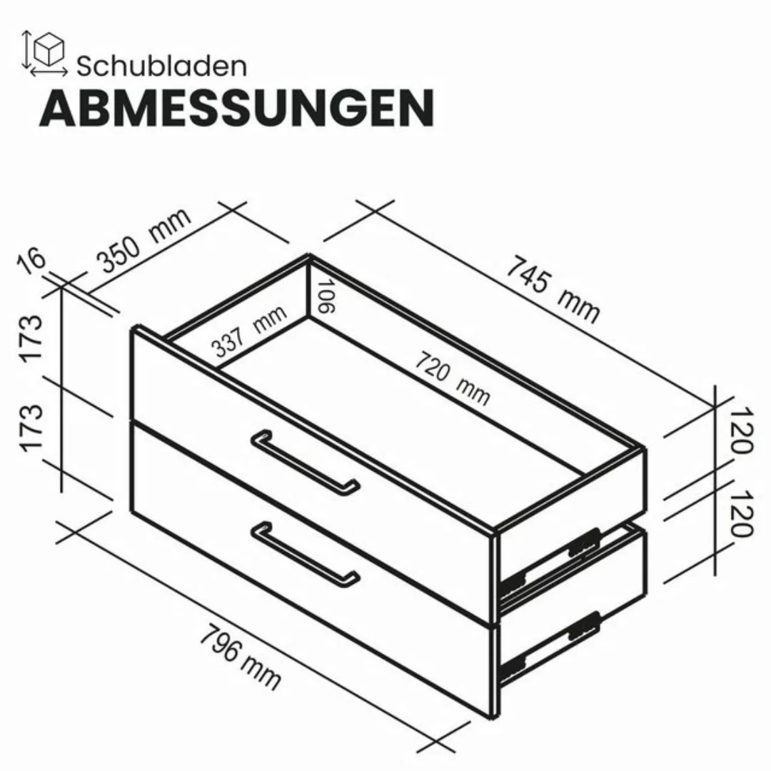 bümö Aktenschrank flexi Schrank Dekor: Graphit/Eiche günstig online kaufen