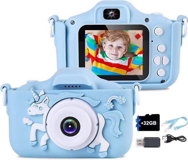 ZHUTA Kinderkamera (20 MP, 8x opt. Zoom, mit Fotoaufnahmen,1080P-HD-Videoau günstig online kaufen