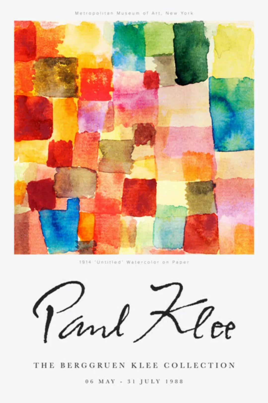 Poster / Leinwandbild - The Berggruen Klee Collection günstig online kaufen