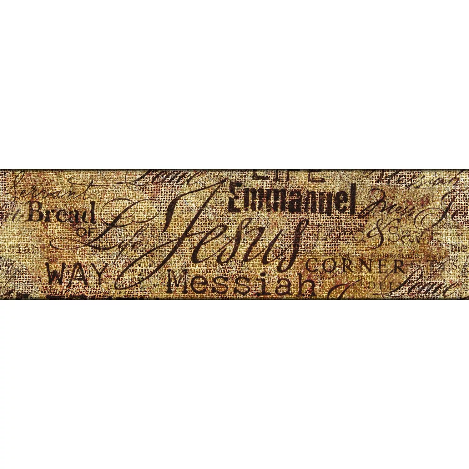 Sanders & Sanders Selbstklebende Tapetenbordüre Texte Beige 14 x 500 cm 600 günstig online kaufen