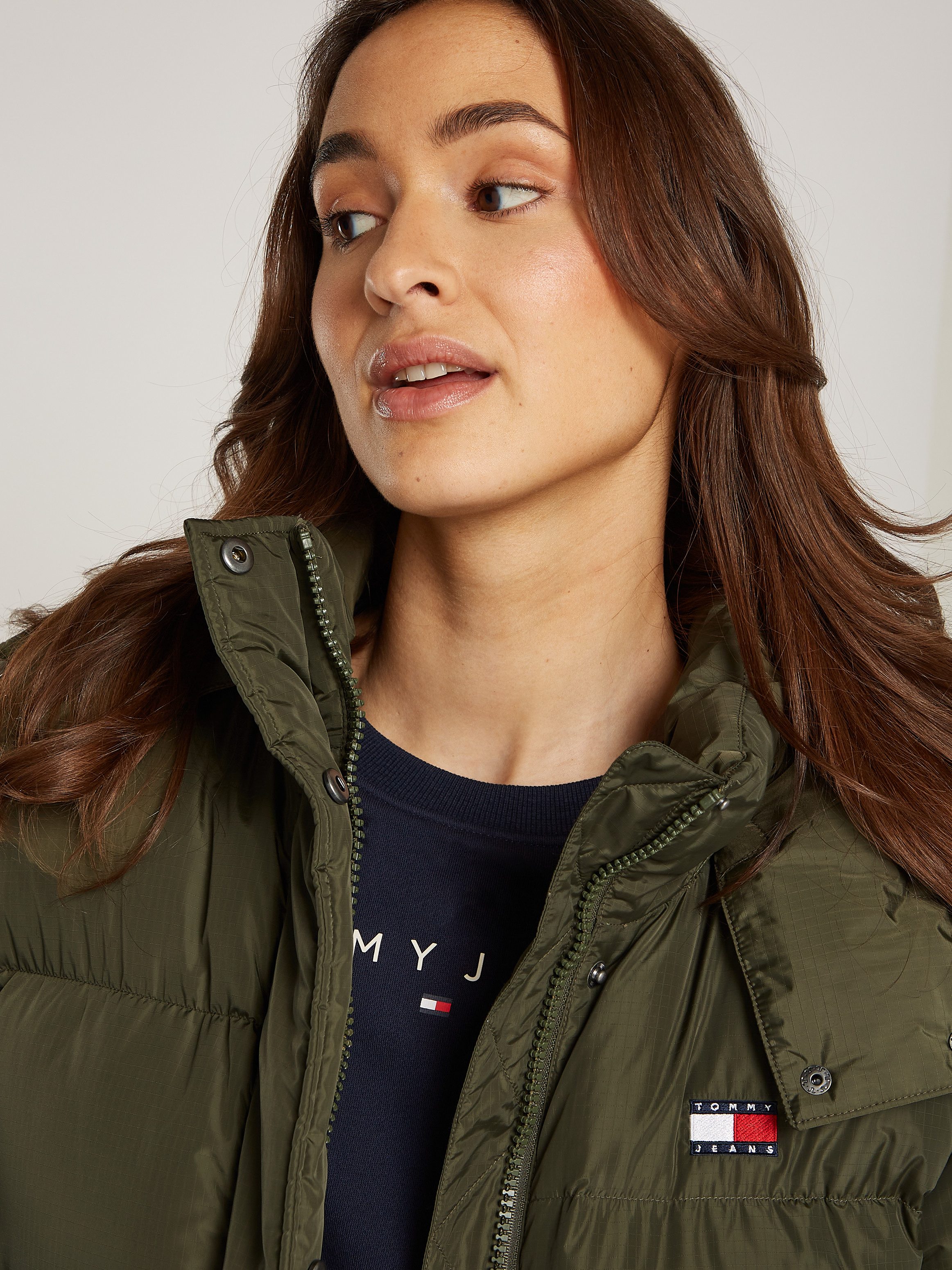 Tommy Jeans Curve Steppmantel TJW ALASKA günstig online kaufen