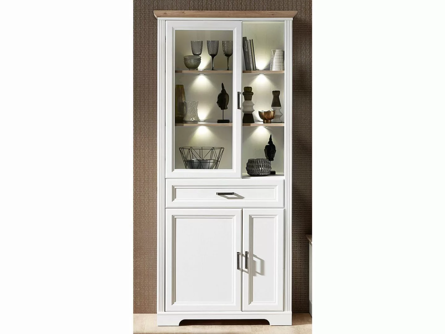 Innostyle Vitrine 93 x 204 x 42 cm (B/H/T) günstig online kaufen