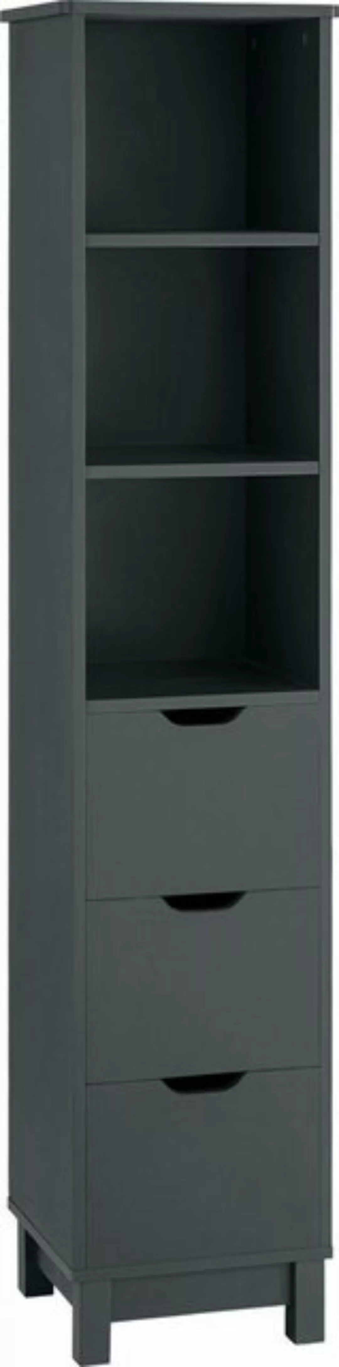 loft24 Hochschrank Pinea Badezimmer Schrank, 3 Schubladen, 160,5 cm Höhe günstig online kaufen