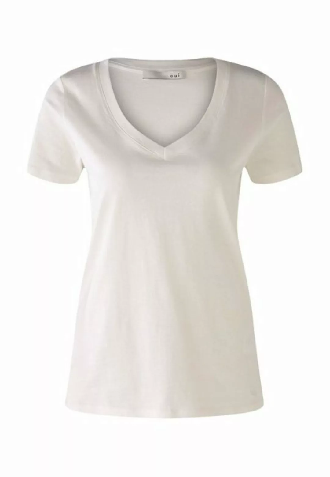 Oui T-Shirt T-Shirt CARLI 100% Bio-Baumwolle günstig online kaufen