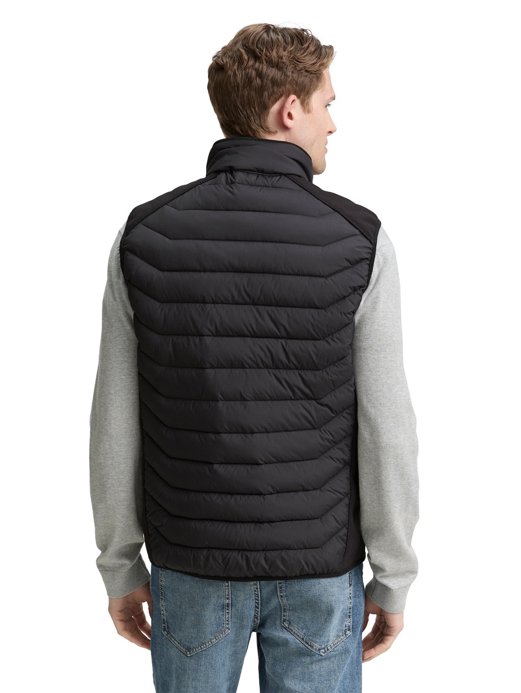 TOM TAILOR Steppweste, mit Logo Stickerei günstig online kaufen