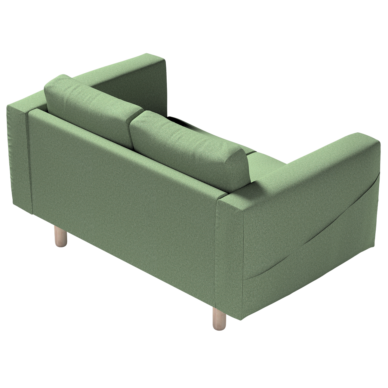 Bezug für Norsborg 2-Sitzer Sofa, grün, Norsborg 2-Sitzer Sofabezug, Amster günstig online kaufen