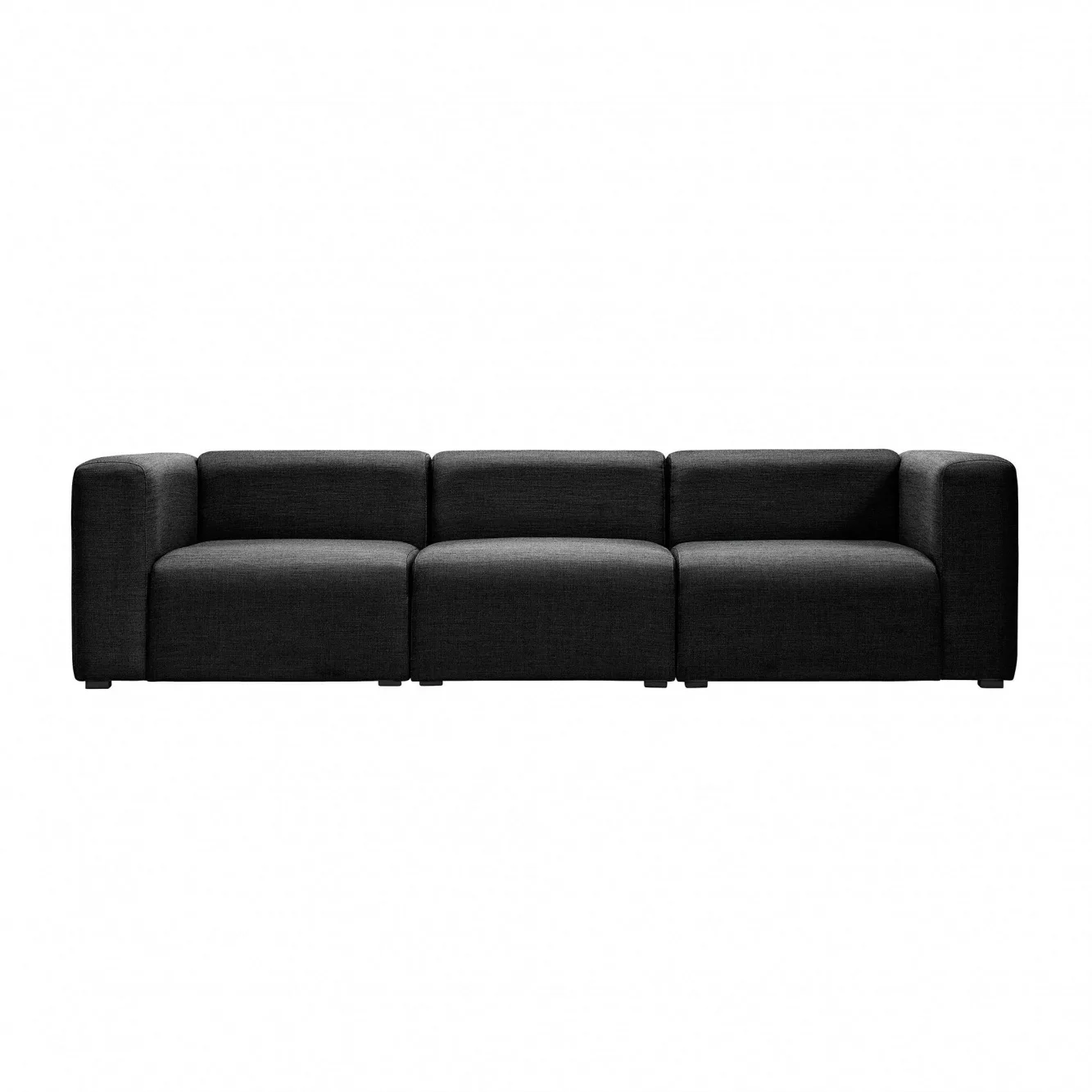 HAY - Mags 3-Sitzer Sofa 268,5x95,5x67cm - schwarz/Stoff Surface by Hay 990 günstig online kaufen