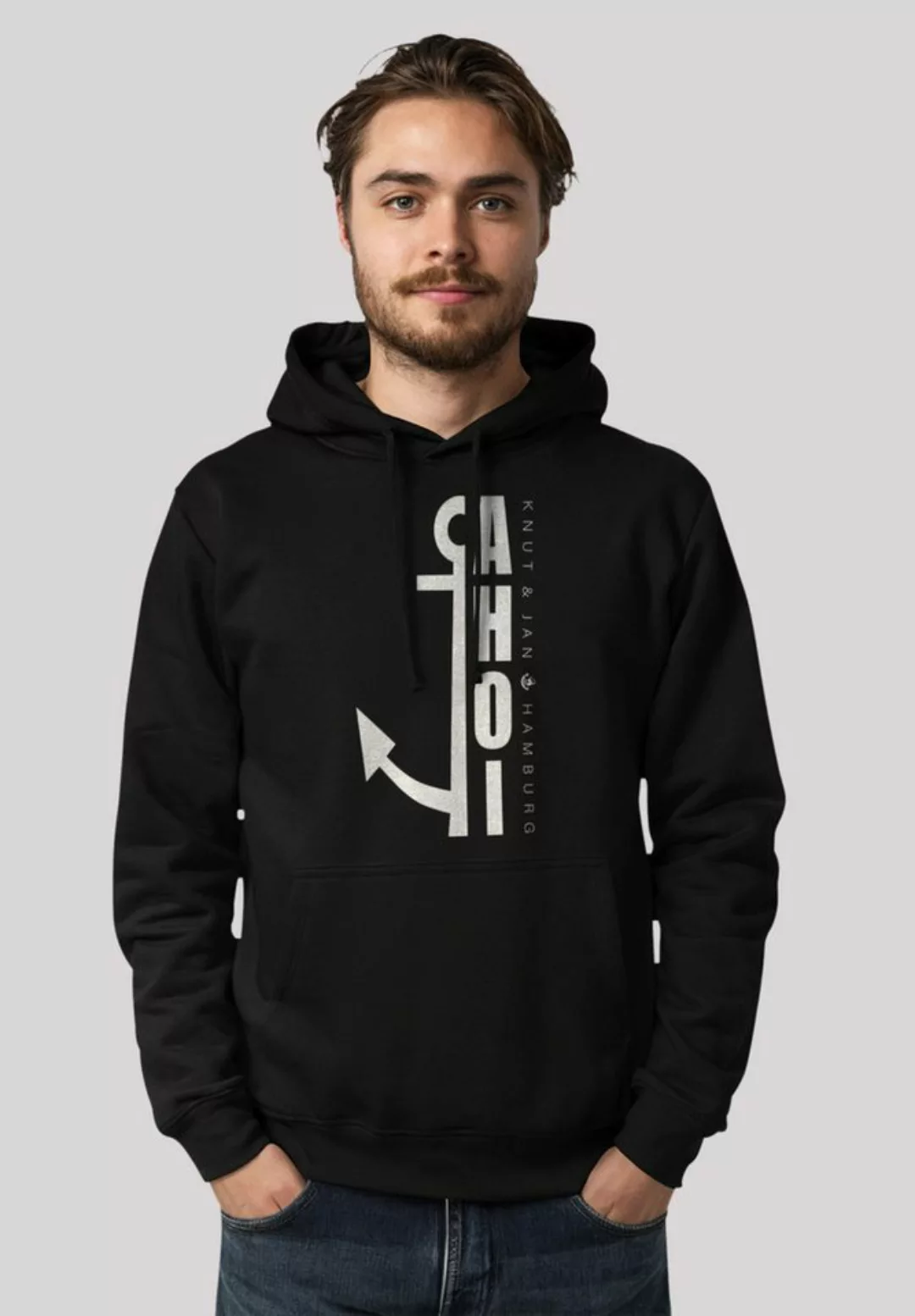 F4NT4STIC Kapuzenpullover "Ahoi Anker Crop Knut & Jan Hamburg", Premium Qua günstig online kaufen