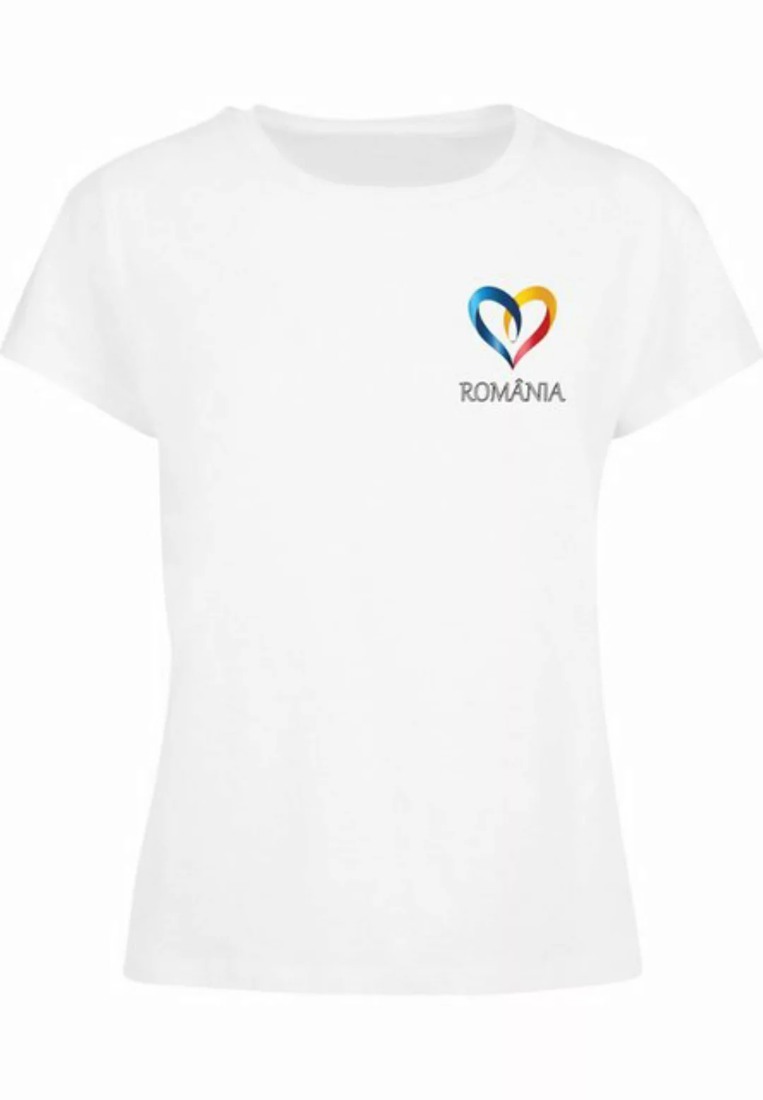 Merchcode T-Shirt Merchcode Ladies Merchcode Football - Romania T-shirt (1- günstig online kaufen